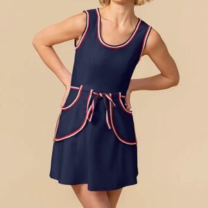 TOP BANANA tennis dress with pockets and bow